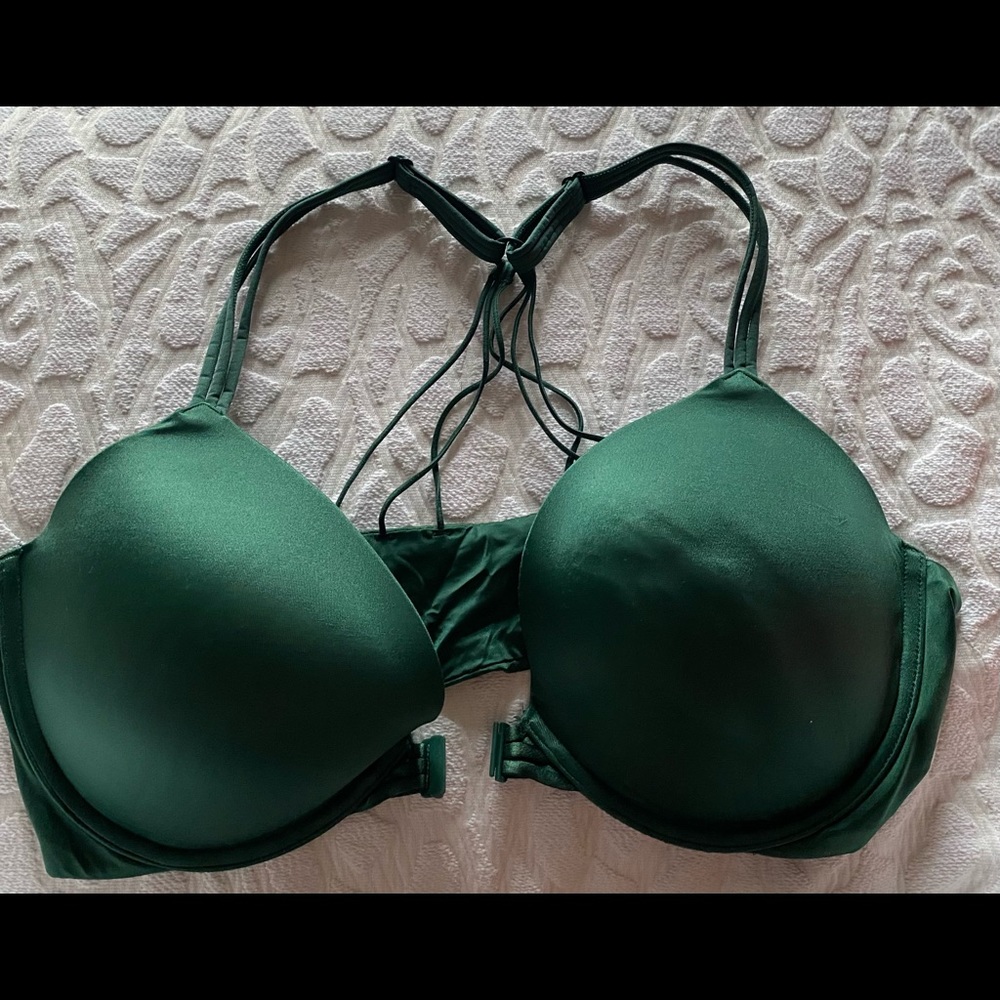 Racerback Forest Green Victoria’s Secret Bra 🌲